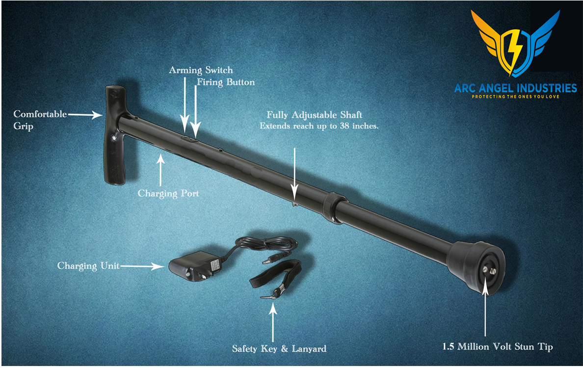 Stun Cane Features Illustrated