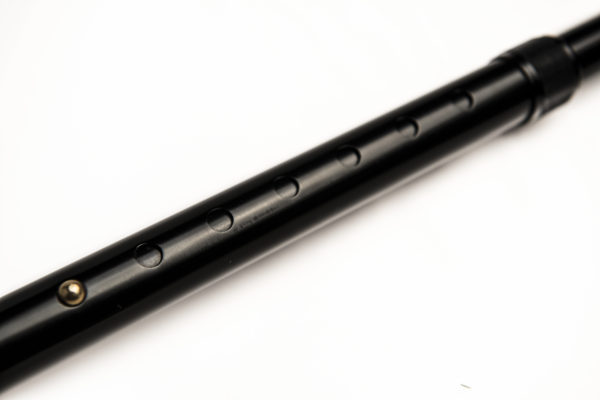 Arc Angel Stun Gun Cane adjusts up to 40 inches